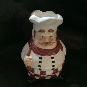 Vintage Alcoa Ceramic Chef Utensil Holder, Size Small 8 X 10 Inches